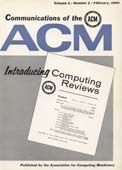 February 1960 issue cover image