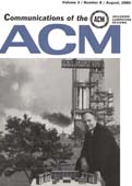 August 1960 issue cover image