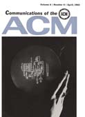 April 1961 issue cover image