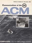 November 1961 issue cover image