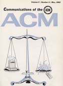 May 1962 issue cover image
