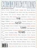 March 2001 issue cover image