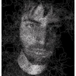 thread-based portrait
