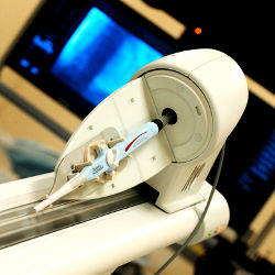 robot arm used in remote heart operation
