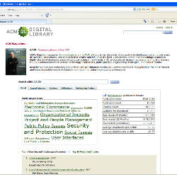CACM page, ACM Digital Library
