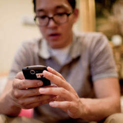 smartphone user