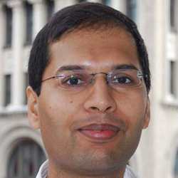 Rolf Nevanlinna Prize recipient Subhash Khot.