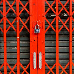 locked gate
