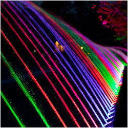 bands of colored light