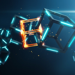 blockchain concept, illustration