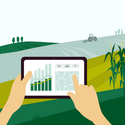 smart farming, illustration