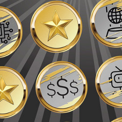 lottery ticket imagery, illustration