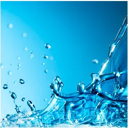 splash of water