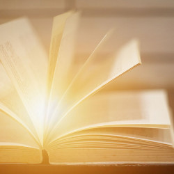 lighted book