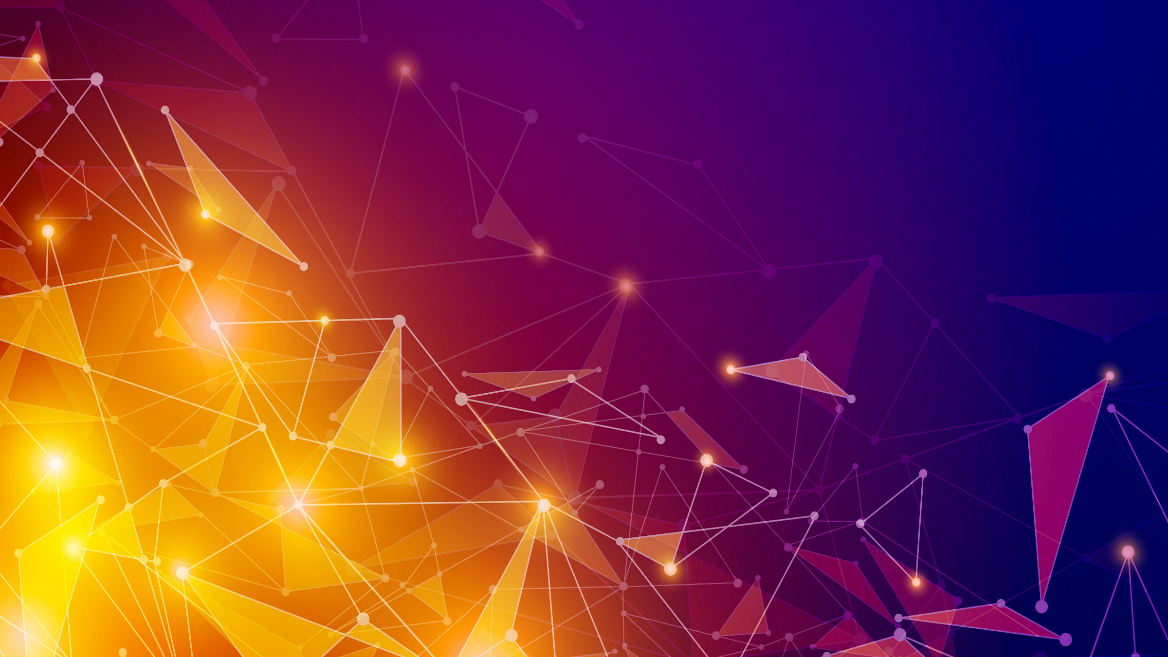 fiery background with geometric shapes, illustration