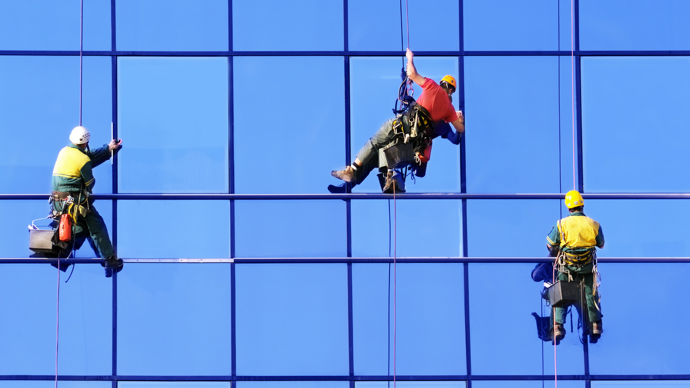high-rise window washers