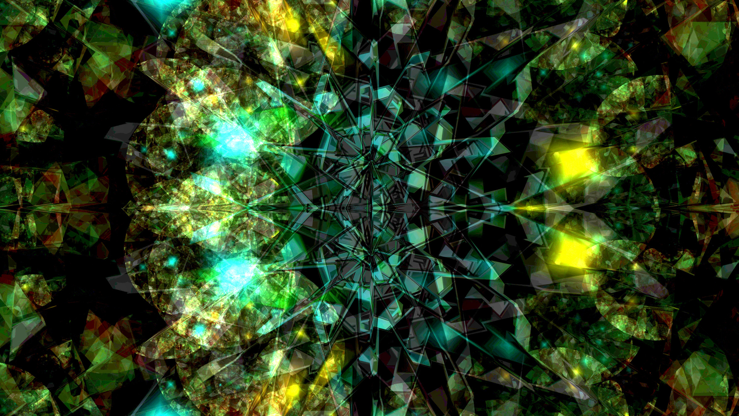 bio-like crystalline structure, illustration
