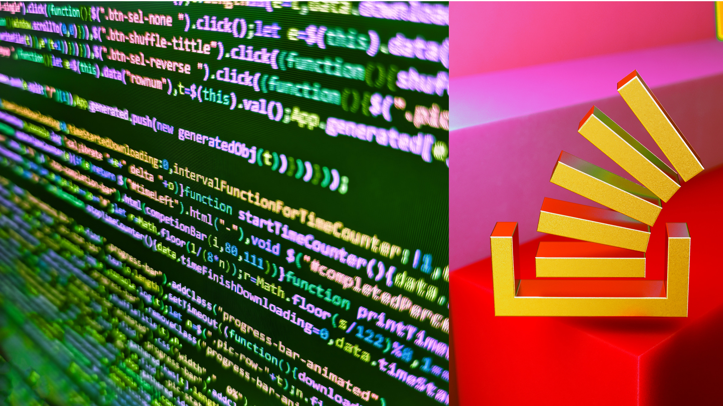 lines of programming code, and Stack Overflow icon