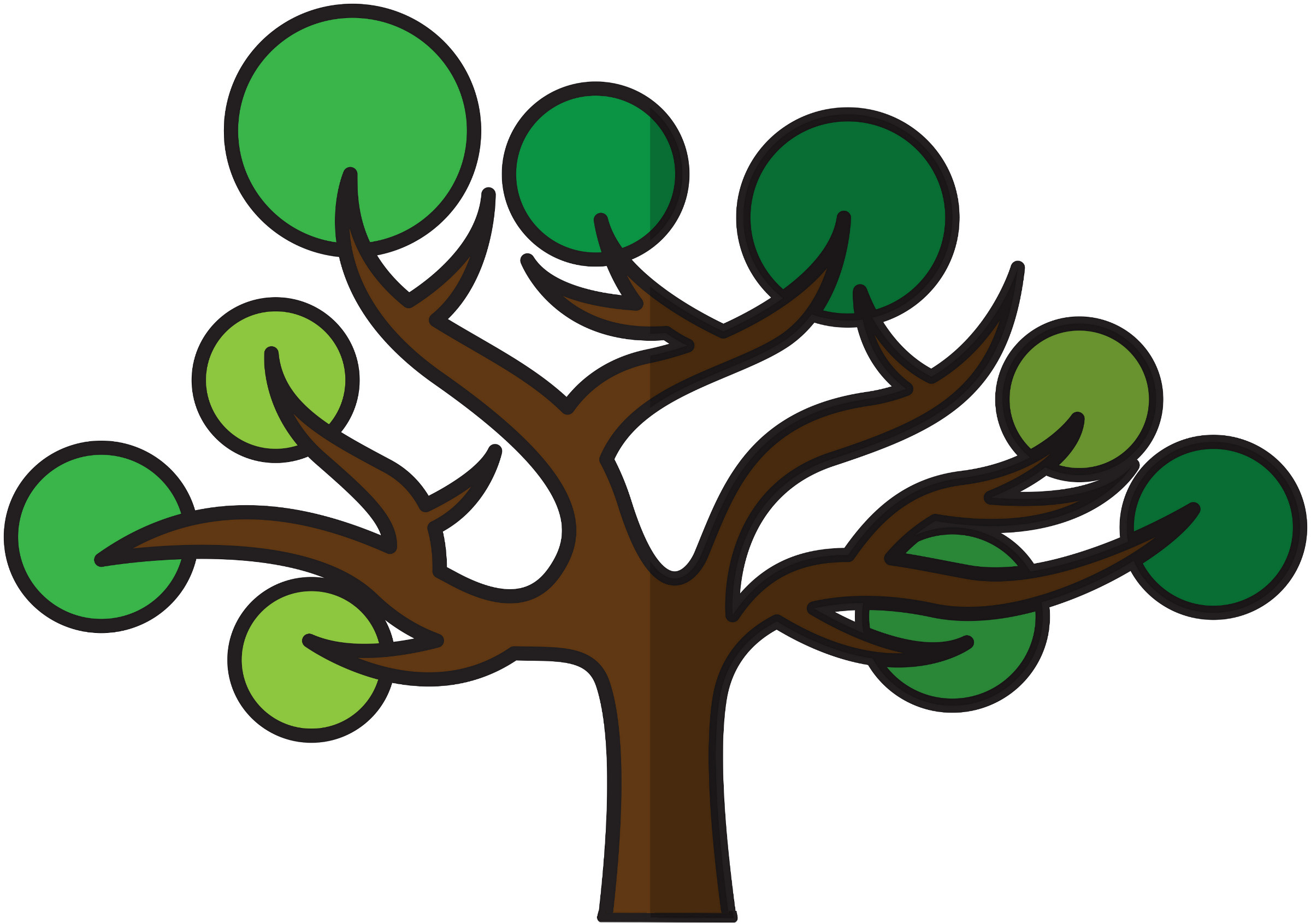 tree symbol with branches